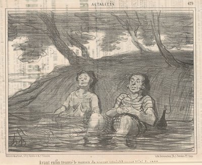 Olen löytänyt tavan viettää kesä mukavasti tekijältä Honoré Daumier