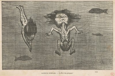 Pelottomia uimareita tekijältä Honoré Daumier