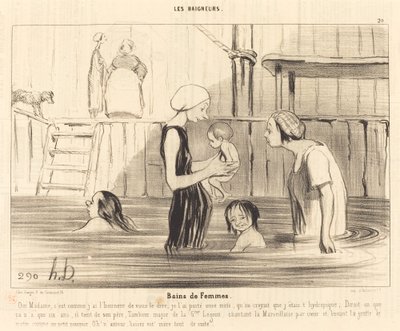 Naisten kylpylät tekijältä Honoré Daumier