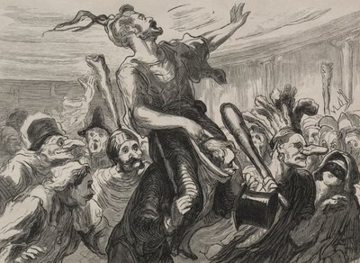 Oopperapallo: eläköön liekit tekijältä Honoré Daumier