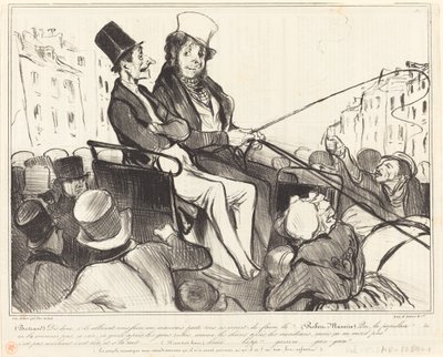 Bertrand, kerro minulle, jos he tekisivät meidät... tekijältä Honoré Daumier