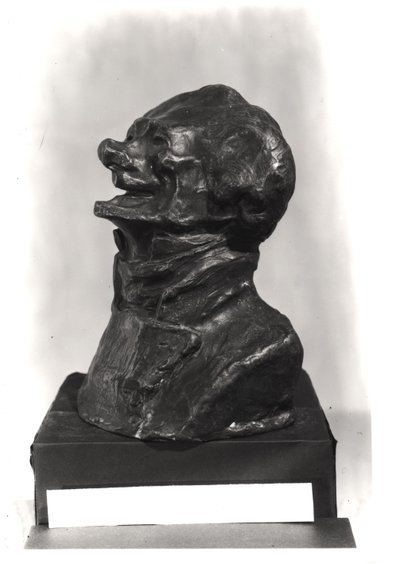 Charles Philiponin (1800-62) rintakuva, n. 1833 (pronssi) tekijältä Honoré Daumier