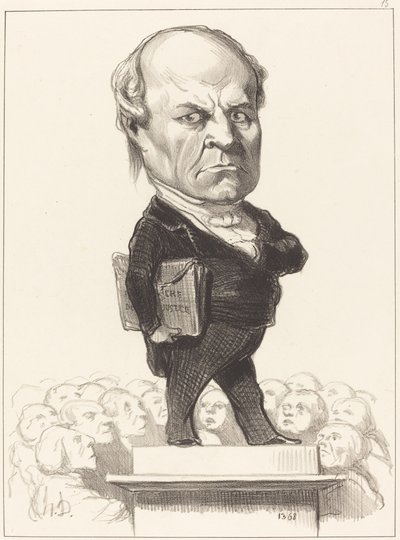 C.H. Odilon Barrot tekijältä Honoré Daumier