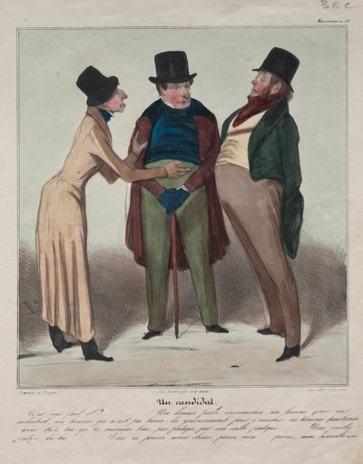 Caricaturana (taulu 48): ehdokas tekijältä Honoré Daumier