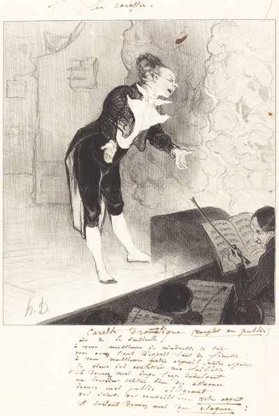 dramaattinen porkkana tekijältä Honoré Daumier