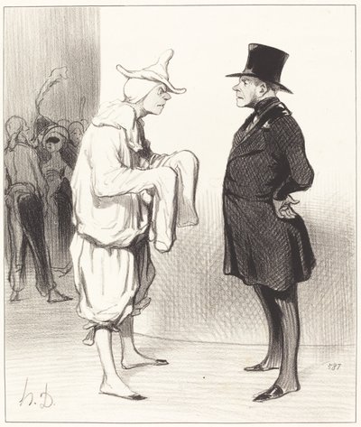 Outfielderin porkkana tekijältä Honoré Daumier