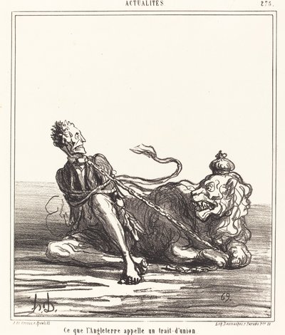 Mitä Englanti kutsuu tavuviivaksi tekijältä Honoré Daumier
