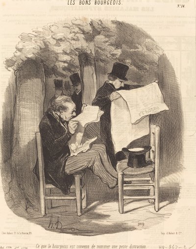 Mitä porvaristo suostui kutsumaan... häiriötekijäksi tekijältä Honoré Daumier