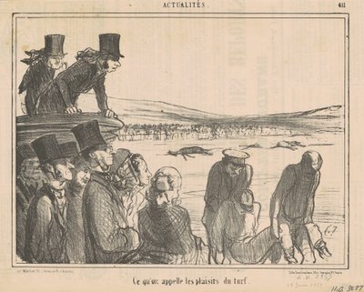 Mitä me kutsumme nurmikon iloiksi tekijältä Honoré Daumier