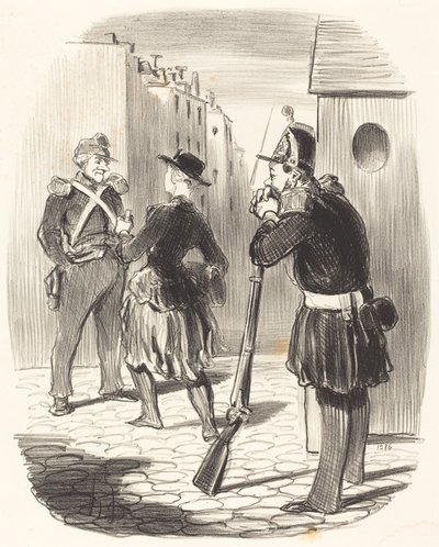Tuo pirun Pigochard... tekijältä Honoré Daumier