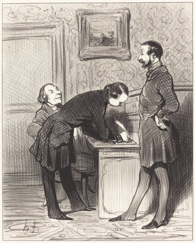 Se on hyvä, koska hän on ystäväsi... tekijältä Honoré Daumier