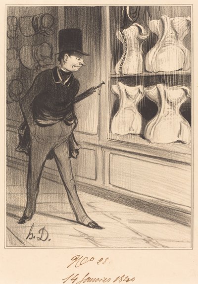 Se on ainutlaatuinen! Otin neljä kokoa... tekijältä Honoré Daumier