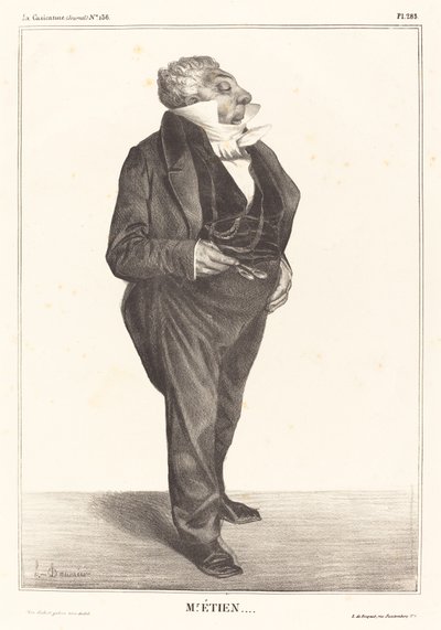 Charles Guillaume Etienne tekijältä Honoré Daumier