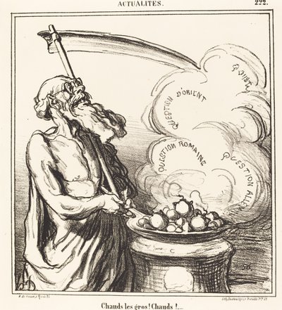 Isot kaverit kuuma! kuuma!... tekijältä Honoré Daumier