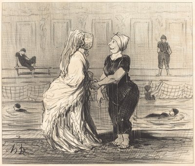 Arvoisa paronitar, onnittelen teitä... tekijältä Honoré Daumier