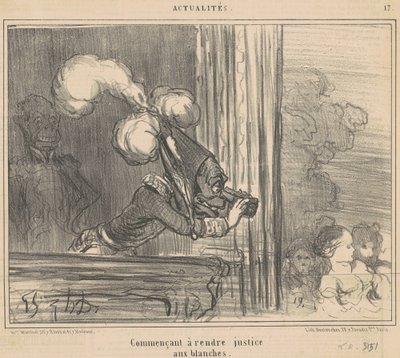 Alkaa tehdä oikeutta valkoisille tekijältä Honoré Daumier