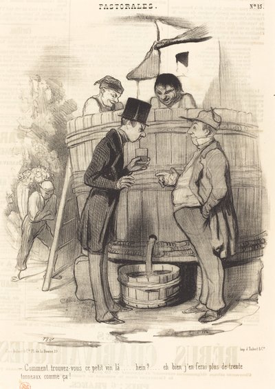 Mistä löydät tämän pienen viinin... tekijältä Honoré Daumier