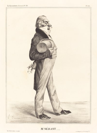 Kreivi Horace Sebastiani tekijältä Honoré Daumier