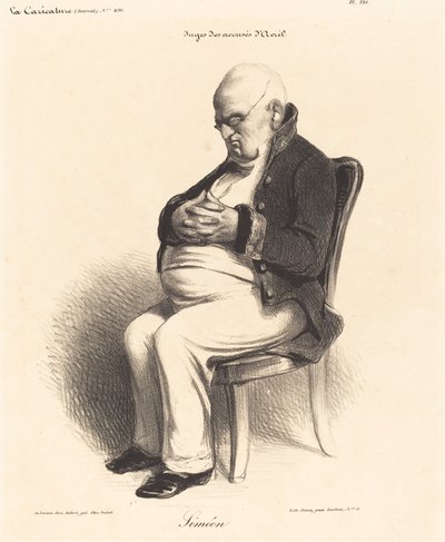Kreivi J.-Jerome Simeon tekijältä Honoré Daumier
