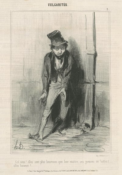 Cré nom: He ovat onnellisempia... tekijältä Honoré Daumier