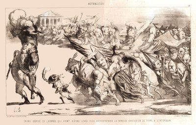 Daumier - Suuri armeijan paraati tekijältä Honoré Daumier