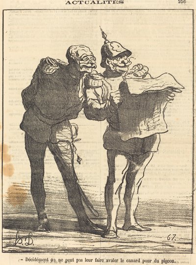 Ilmeisesti emme voi... tekijältä Honoré Daumier
