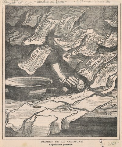 kunnan asetus tekijältä Honoré Daumier