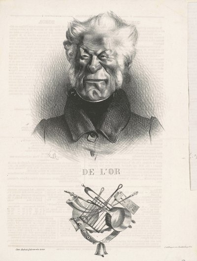 Kulta (J. -Ant. -Adrien Delort) tekijältä Honoré Daumier