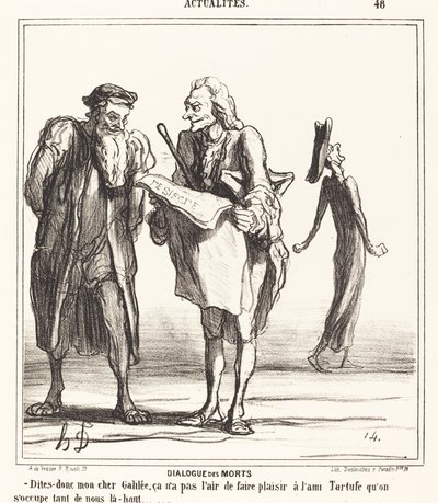 Dialogi kuolleista tekijältä Honoré Daumier