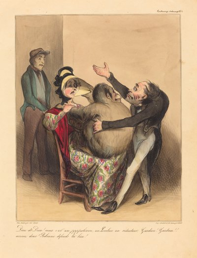 Jumalan jumala! mutta se on pilaa... tekijältä Honoré Daumier
