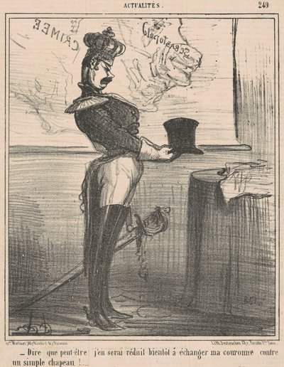 Sanoa, että ehkä alennun siihen... tekijältä Honoré Daumier