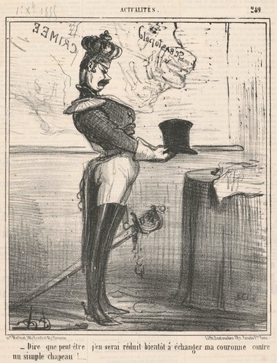 Sanoa, että ehkä alennun siihen... tekijältä Honoré Daumier