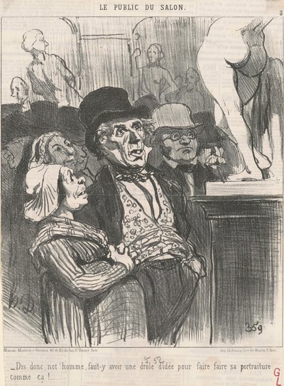 Sano, miehemme, täytyy... tekijältä Honoré Daumier