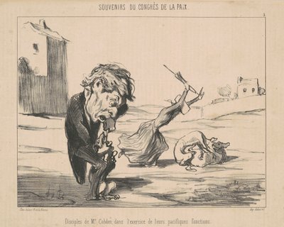 M. Cobdenin opetuslapset tekijältä Honoré Daumier