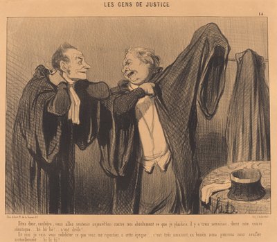 Sano, veli, aiot tukea... tekijältä Honoré Daumier