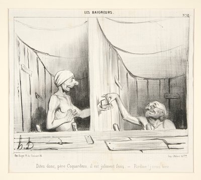 Sano, isä Coquardeau, se on aika tuoretta tekijältä Honoré Daumier