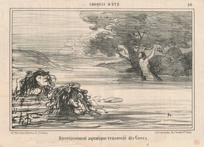 Viihde ... uusittu kreikkalaisilta tekijältä Honoré Daumier