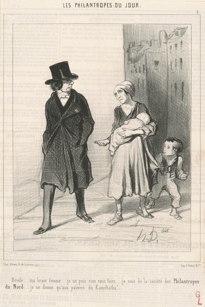 Anteeksi... Olen Northern Philanthropic Societysta... tekijältä Honoré Daumier