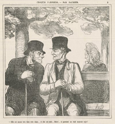 Hän on edelleen erittäin hyvä, tämä nainen... tekijältä Honoré Daumier