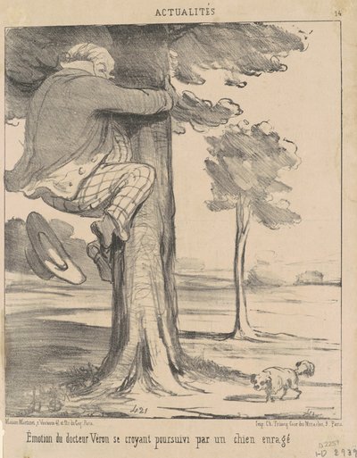 Tohtori Veronin tunteet... tekijältä Honoré Daumier