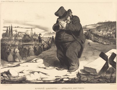 Vitun Lafayette!... Ota kiinni vanha mies! tekijältä Honoré Daumier