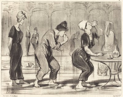 Kahden sukelluksen välissä tekijältä Honoré Daumier