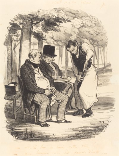 Onko se hyvä, ainakin sinun viinisi!... tekijältä Honoré Daumier