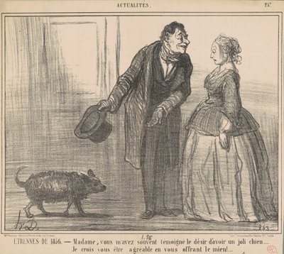 Lahjat vuodelta 1856... tekijältä Honoré Daumier
