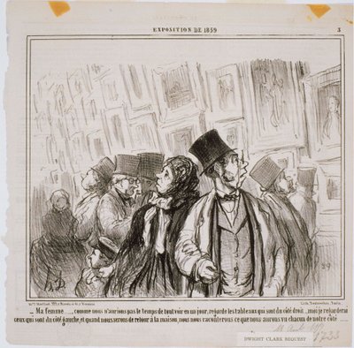 Exposition de 1859- Ma Femme… Comme nous n