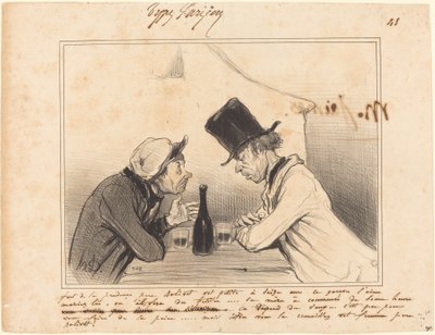 Sinun täytyy olla varovainen isä Balivot, pikkulapsesi on kuusitoista... tekijältä Honoré Daumier