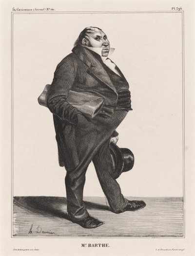 Felix Barthe tekijältä Honoré Daumier