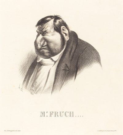 Fruchard ja rintakuva tekijältä Honoré Daumier