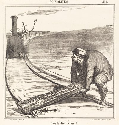 Lopeta suistuminen! tekijältä Honoré Daumier