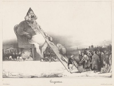 Gargantua tekijältä Honoré Daumier